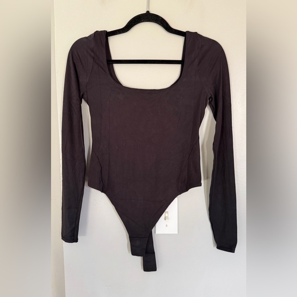 Lululemon Wundermost Ultra Soft Nulu Square Neck Bodysuit - Picture 2 of 6